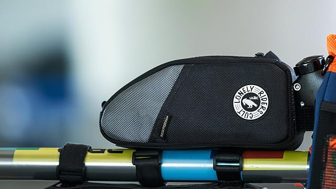 ULAC NOMADPAK: TREKKING Top Tube Bag (Black-Grey, 1.2L)