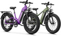 Aipas M1 Pro & M2 Pro Electric Bike Combo, 1800W Peak Motor Fat Tire EBikes for Adults, 36MPH Electric mountain Bike with 48V 17.5Ah Battery, 26" x 4.0" All-Terrain Tires, 7 Speed, 85 Miles Long Range