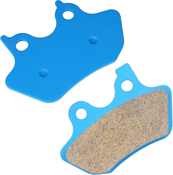 Ceramic Brake Pads Front and Rear for Harley Davidson FLHTCU-I Electra Glide Ultra Classic 2000-2007 and more, Replacement Disc Brake Pad Kit