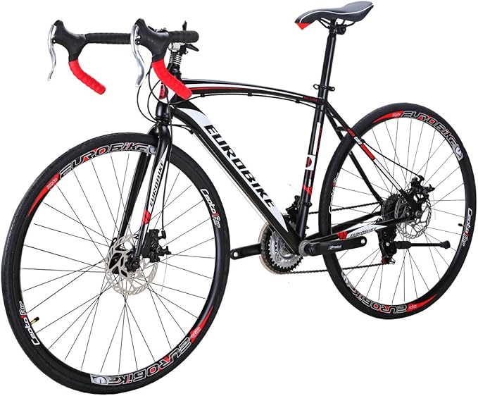 EUROBIKE Bikes EURXC550 21 Speed Road Bike 700C Wheels Road Bicycle Dual Disc Brake Bicycles ……