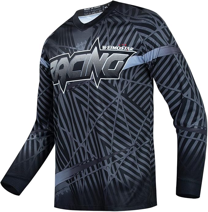 Cycling Jersey Long Sleeve Men's Mountain Bike Motocross Jersey Long Sleeve MTB T-Shirt