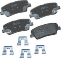 Bendix Premium SBC1284 Ceramic Rear Brake Pads for Select Models Hyundai Entourage, Genesis, Genesis Coupe, Santa Fe Sport, Kia Borrego, K900, Sedona, Sedona