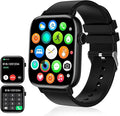 Smart Watch for Men - 1.90" HD Touch Screen Smartwatch, Bluetooth Call, Fitness Tracker with 120+ Sport Modes, Heart Rate & Sleep Monitor, IP68 Waterproof Smart Watches for Android & iPhone, Black