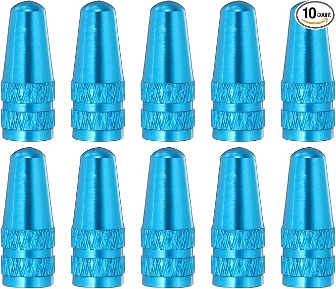 HARFINGTON Bike Valve Caps Anodized Aluminum Road Bicycle Air Tire Valve Caps Dust Caps for MTB Road Racing Bicycle