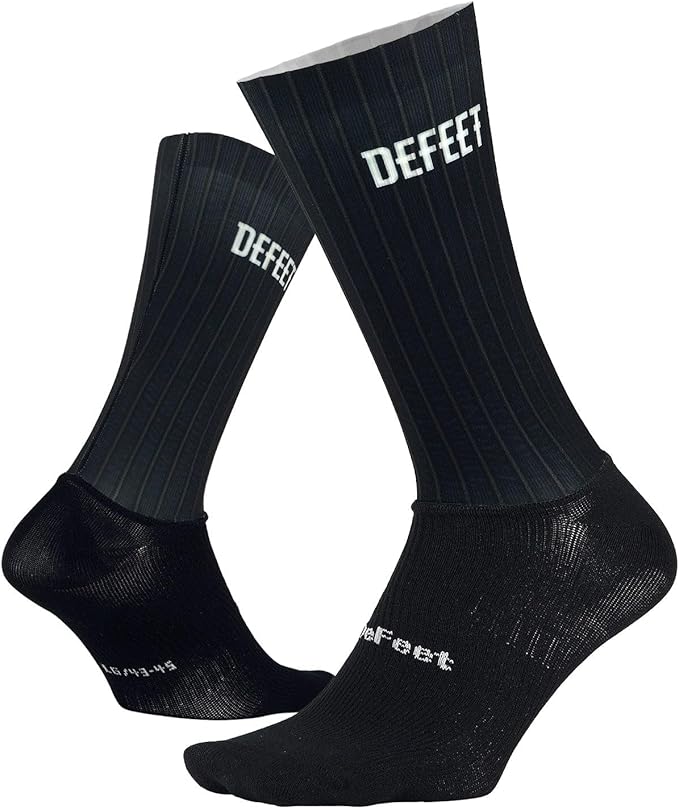 DEFEET Evo Jet Aero Crew Sock | Wind-Tunnel Engineered For Maximum Aerodynamic Gains