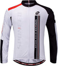 sponeed Men's Bicycle Shirts Long Sleeve Biker Jerseys Full Zipper Winter Cycling Gear Breathable