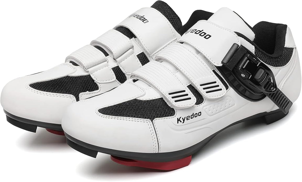 Unisex Cycling Shoes Compatible with Peloton Bike Shoes Indoor Clip in Peleton Road Bike Riding Racing Biking Shoes with Delta Cleats for Mens Womens Indoor Outdoor Bike Pedal