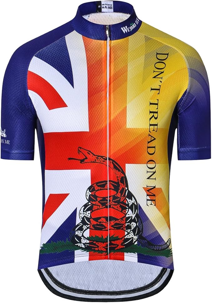 New Pro Full Zipper Men's Cycling Jersey Short Sleeve Riding Shirt USA