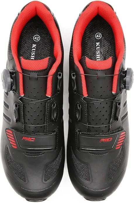 Unisex Cycling Shoes Compatible with pelaton Indoor Road Bike Shoes Mountain Bike Shoes for Men and Women Delta Cleats Clip Outdoor Pedal Bicycle Shoes MTB Shoes for Men