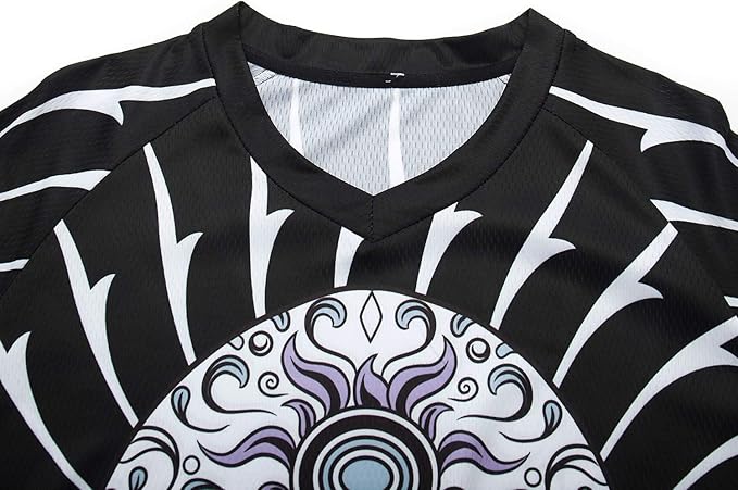 PSPORT Men's Motocross Jersey Long Sleeve Motocross Shirt Men Mountain Dirt Bike Jersey Downhill Riding Racing Clothing Tops