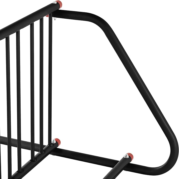 Retrospec Commercial Grid Bike Rack - Single & Double Sided - Bicycle Storage Stand for Garages, Stores, Schools & Universities Power Coated Steel | for Garages, for Stores, for Schools, for Universities