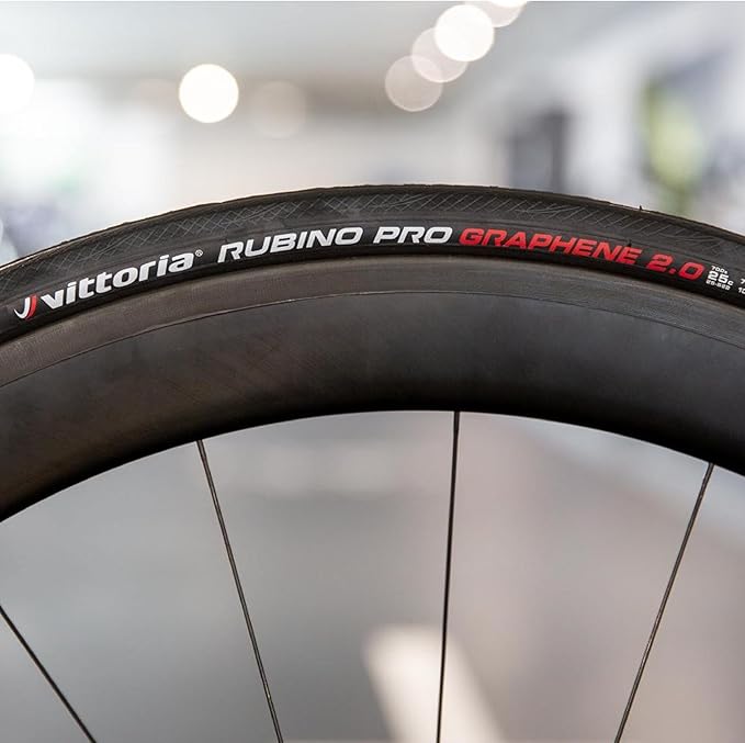 Vittoria Rubino Pro IV Graphene 2.0 - Performance Rennrad Reifen - Tubeless Ready - Faltbare Fahrradreifen
