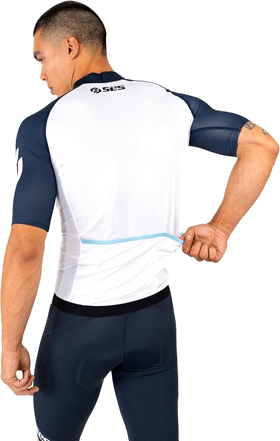 SLS3 Bike Jersey for Men Cycling – Men's Cycling Jersey Short Sleeve – Lightweight Road Bike Shirts