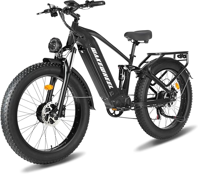 8000w Electric Bike for Adults, 60V 32Ah Battery Ebike, Fat Tire & Long Range Electric Bicycles, 210Nm Mountain Bike Full Suspension, Hydraulic Brake Electric Bicycle