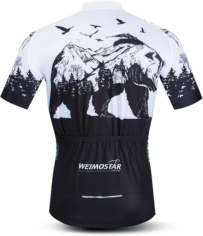 Bike Bicycle Tops Men's Cycling Jerseys Full Zipper MTB Clothing Cycle Clothes