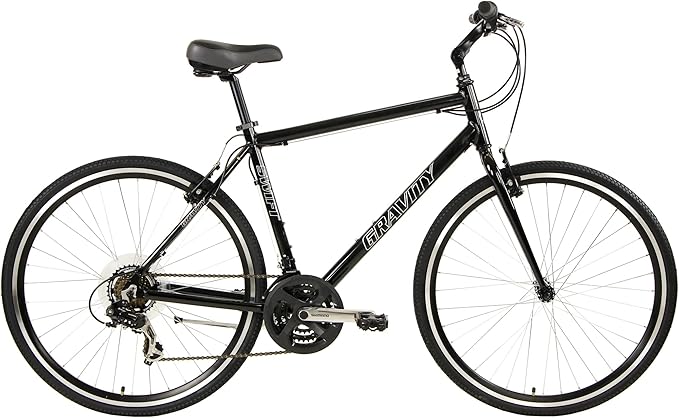 Gravity Swift 24 Dlx24 Super Hybrid Bike 24 Speed Flat Bar Road Bicycle