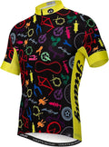 Hotlion Summer Cycling Jersey Men Mountain Bike Jersey Quick Dry Bicycle Shirt Short Sleeve Cycling Clothing