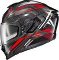 ScorpionEXO ST1400 EVO Carbon Fiber Full Face Sport Touring Street Motorcycle Helmet - Bluetooth Ready Speaker Pockets DOT ECE Hex (Gloss Red - Medium)