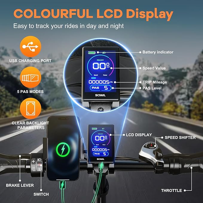 Foldable Electric Bike for Adults, 30+MPH, 48V 20Ah Removable Battery up to 80Miles, 20" Fat Tire Peak 1000W Motor Dirt Ebike Adult Electric Bicycle for City Commute Beach Mountain Adventurous E Bike