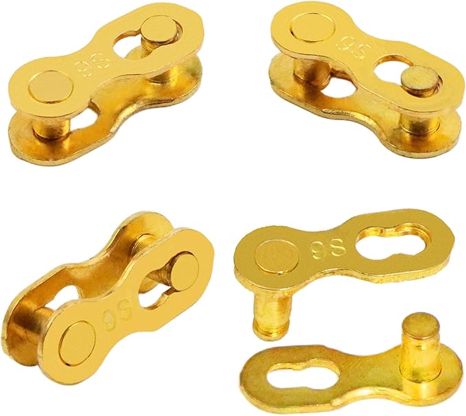 4 Pairs Bicycle Missing Link 1/6/7/8/9/10/11/12 Speed Chain Reusable Steel Bike Chain Link