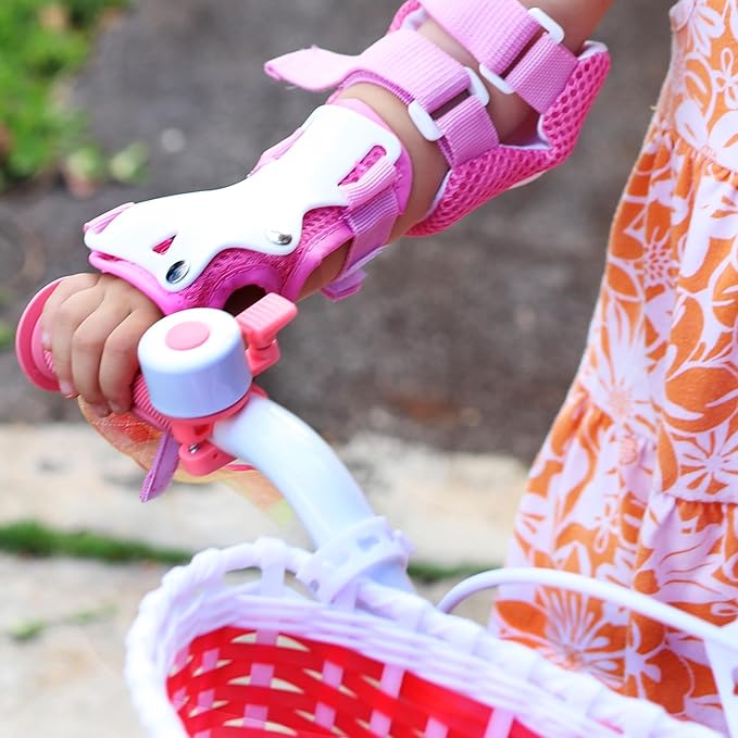 RoyalBaby Kids Bike Bell, Bicycle Accessories for Boys and Girls, Easy Installation, Black & Pink