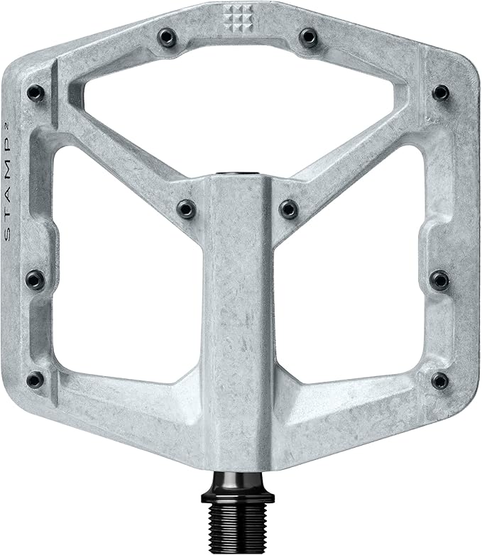 Crankbrothers Stamp Flat MTB Pedals - Size-Specific, Lightweight, Versatile, Durable Bike Pedals