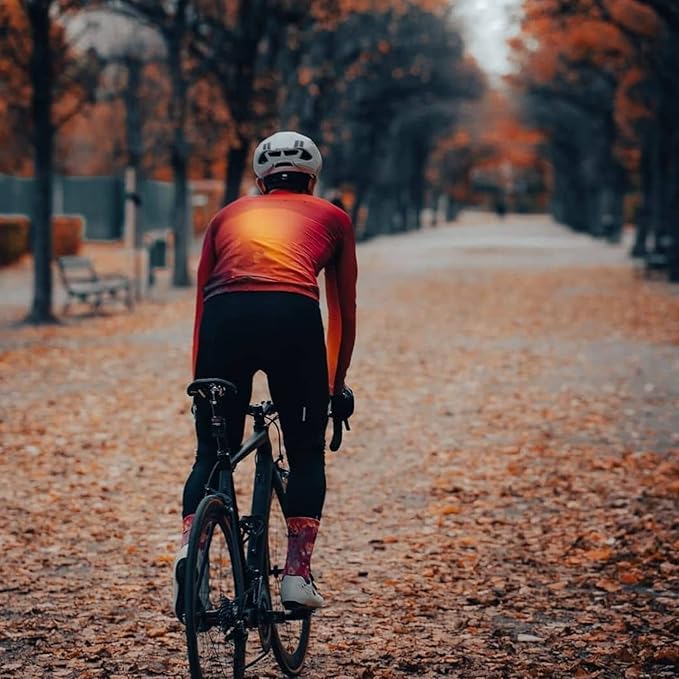 Lo.gas Cycling Jersey Men Short/Long Sleeve Bike Biking Shirts Full Zip with Pockets Road Bicycle Clothes