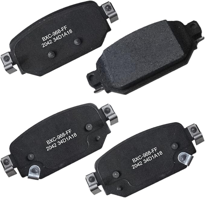 Bendix Premium SBC2042 Ceramic Rear Brake Pads for Mazda 3 2018-2017, 3 Sport 2017, CX-3 2022-2019