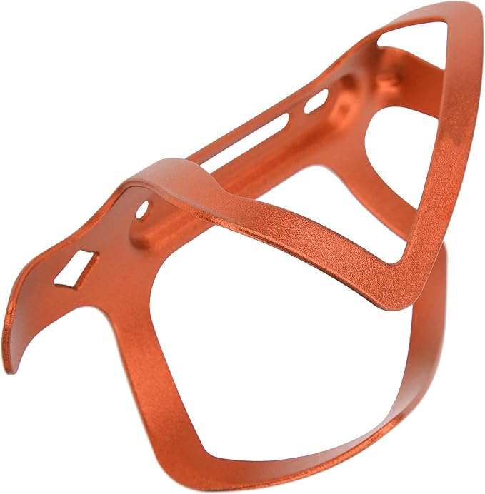 Aluminum Alloy Cage Cage Bouteille, Light Support for Folding Bikes on Road, Black Accessories (Orange)