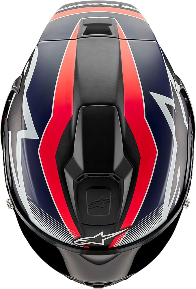 Alpinestars Supertech R10 Team Helmet, Carbon Fiber, Aerodynamic Full-Face Design, Ventilation & Safety, DOT & ECE Certified for Street & Track Riders