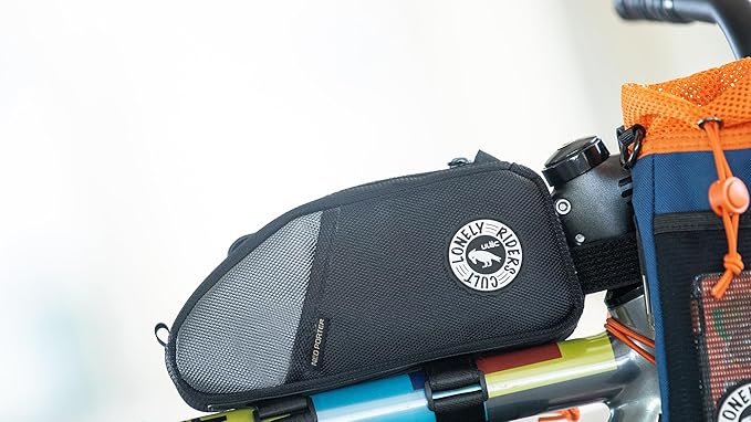 ULAC NOMADPAK: TREKKING Top Tube Bag (Black-Grey, 1.2L)
