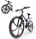 26 ich Folding Mountain Bike, 21 Speed High Carbon Steel Mountain Bike for Adults with 26 Inches Durable Tires, Front Suspension Folding Bicycle for Women and Man | 26 ich, High Carbon Steel, Durable Tires, Front Suspension, Folding Bicycle