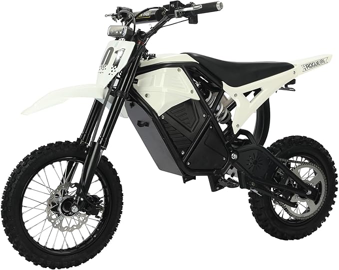 2000W Electric Dirt Bike for Teens & Adults - 37MPH Off-Road EBike, 48V 23AH Removable Battery E Bikes, 14"/12" Fat Tires Bicycle, Hydraulic Brakes Mountain Trail Motorcycle for Ages 13+