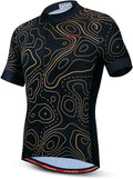 JPOJPO Men's Cycling Jersey Bike Shirt Short Sleeve MTB Summer Clothing Bicycle Tops Jacket S-3XL