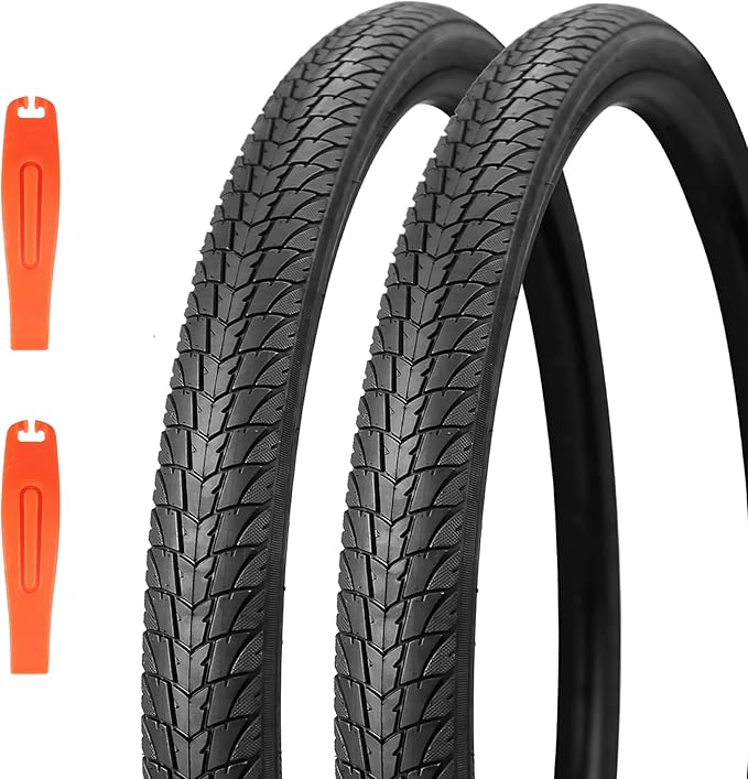 WEEROCK 700C Road Bike Tires 700 X 38C Bicycle Tires Gravel Bicycle Tire with/Without Inner Tubes 48mm Presta Valve, Replace Bike Tyres, Black