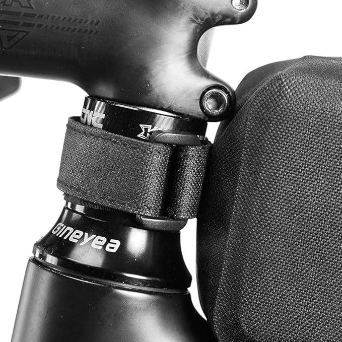 Feluz Bike Top Tube Bag, Waterproof Bicycle Frame Bag for Mountain Road BMX Bike, Front Phone Bags Mount Pouch, Cycling Accessories