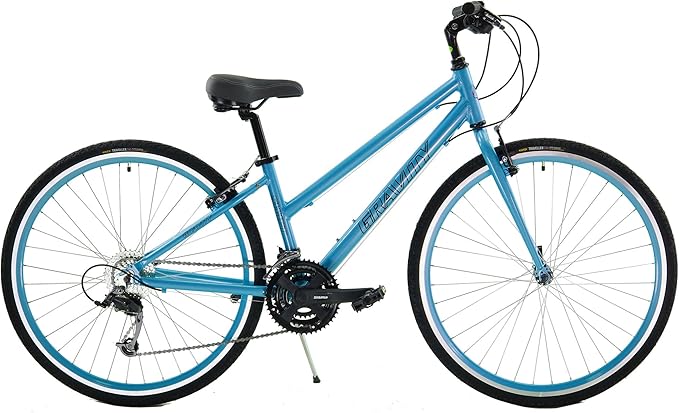 Gravity Swift 24 Dlx24 Super Hybrid Bike 24 Speed Flat Bar Road Bicycle