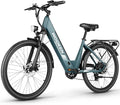 Wooken Electric Bike for Adults, 1000W Peak Ebike, 26" x 2.1" Tire Step Through Electric Bike, City Cruiser Ebike with 48V 10.4/15Ah Removable Battery, 7 Speed, SGS Certified to UL2849