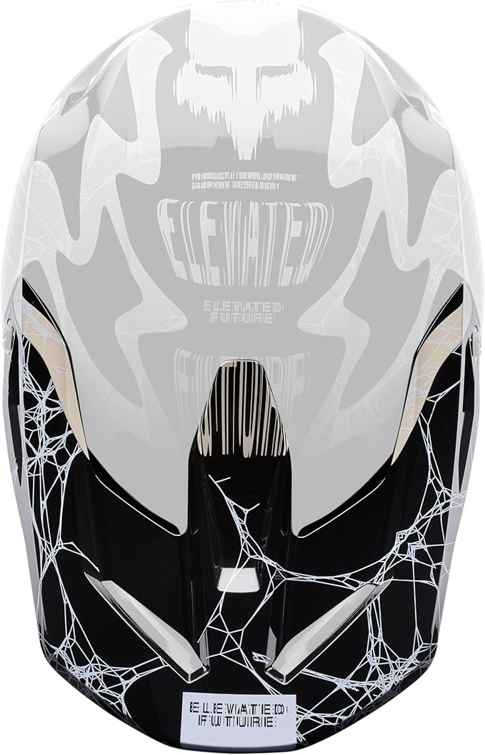 Fox Racing Youth V1 Motocross Dirt Bike Helmet Visor, Black Diffuse, One Size