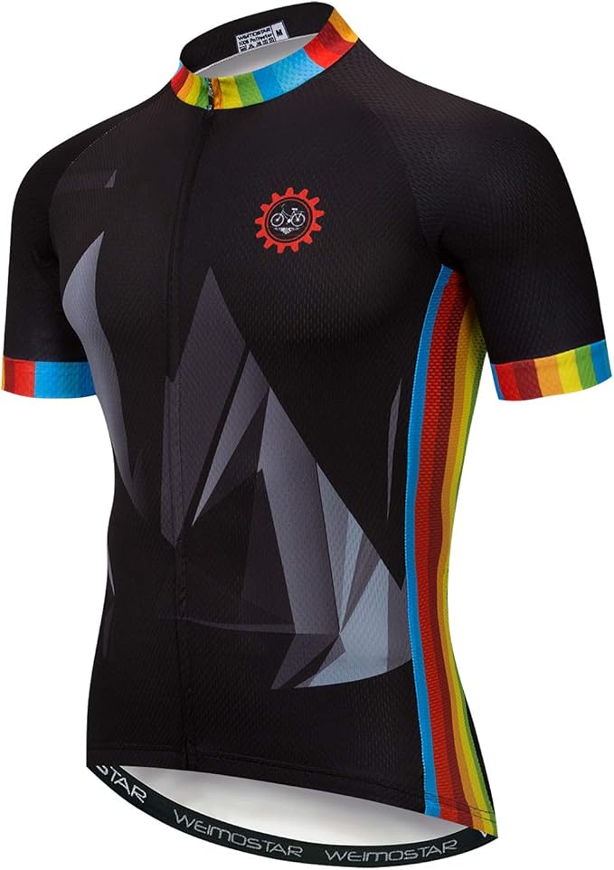 Cycling Jersey Mens Road Bicycle Clothing Summer Short Sleeve Breathable Cycling Tops
