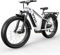 Vivi ACE01 Electric Bike for Adults,26" x 4.0 Fat Tire Ebike,1500W Peak Motor Torque Sensor Electric Mountain Bike,25MPH Electric Bicycle with 48V 15AH Battery,Hydraulic Brake,SGS Certified to UL2849