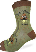 Good Luck Sock Novelty Crew Socks for Adults - For Men, Women and Teens