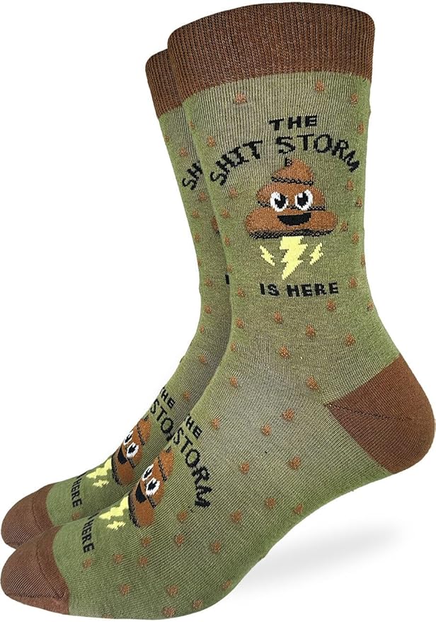 Good Luck Sock Novelty Crew Socks for Adults - For Men, Women and Teens