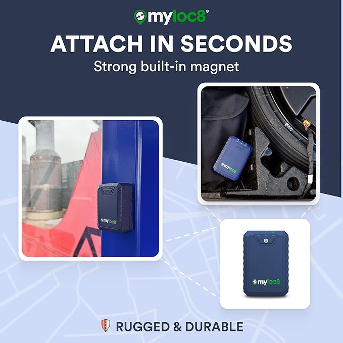 Ultra GPS Tracker for Vehicles – Rugged Waterproof GPS Locator for Cars, Trucks, Hidden Tracking Device, 4G LTE, Real-Time Updates, Long Battery Life (12-Mo Subscription Included)