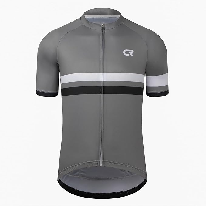 Coconut Ropamo CR Mens Cycling Jersey Short Sleeve Road Bike Shirt with 3+1 Zipper Pockets Breathable Quick Dry