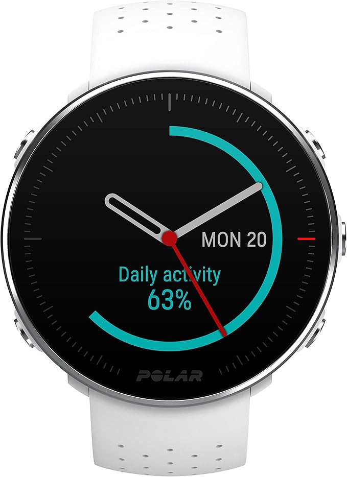 POLAR Vantage M –Advanced Running & Multisport Watch with GPS and Wrist-Based Heart Rate (Lightweight Design & Latest Technology), White, M-L