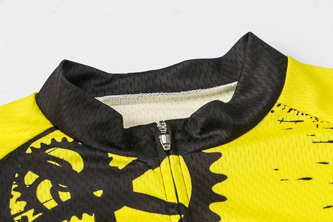Sportswear Cycling Jerseys Short Sleeve Bike Clothing Bike top Men MTB Jersey Breathable Summer Black