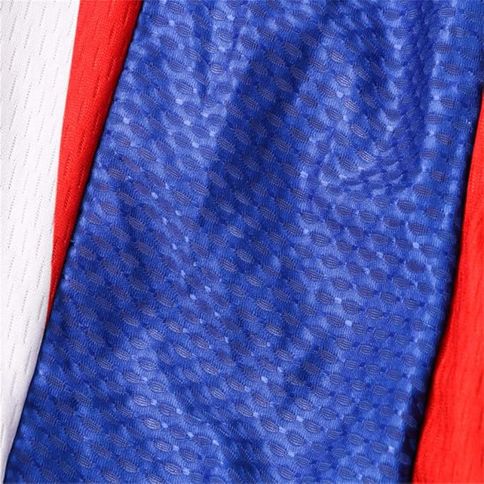 JPOJPO USA Cycling Jersey Men Short Sleeve Bike Shirts Biking Jersey Summer American Bicycle Tops with 3 Pockets Reflective