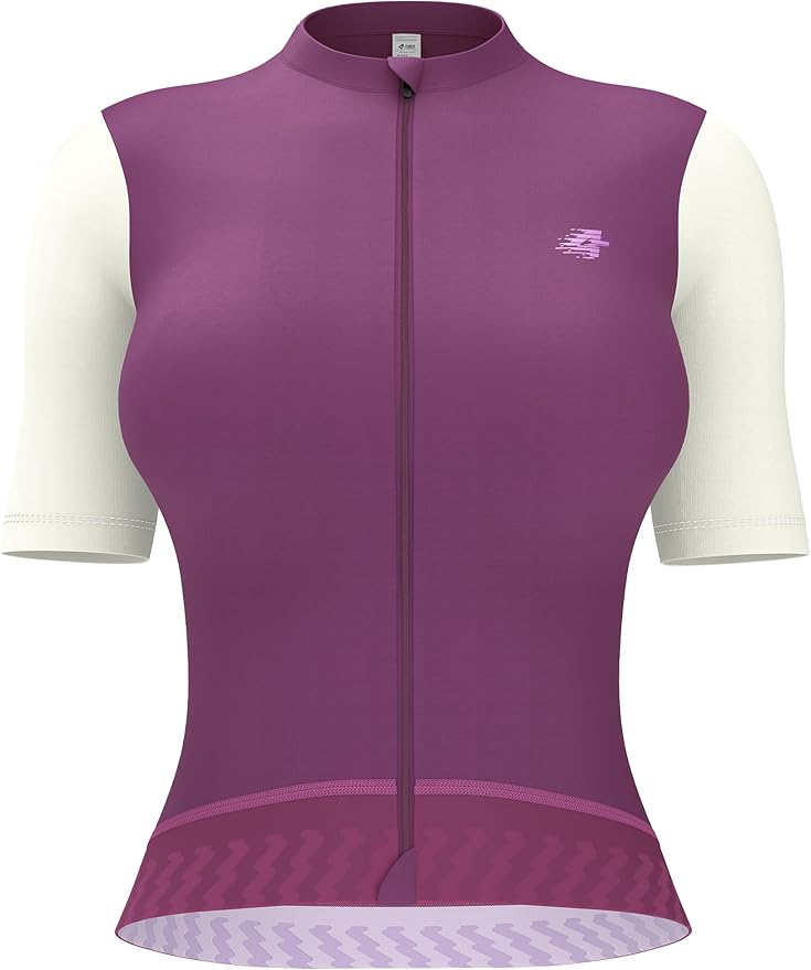LAMEDA Cycling Jersey Women, Breathable Bike Shirts for Women Biking Tops with Pockets, Bicycle Clothing for Road Riding