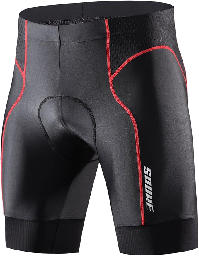 Souke Sports Men's Cycling Shorts Padded Bike Half Pants Bicycle Biking Tights
